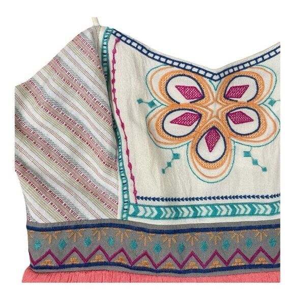 Altar’d State Embroidered Mini Dress Sz L - Picture 4 of 11